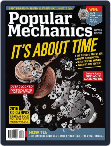 Popular Mechanics South Africa July 24th, 2016 Digital Back Issue Cover
