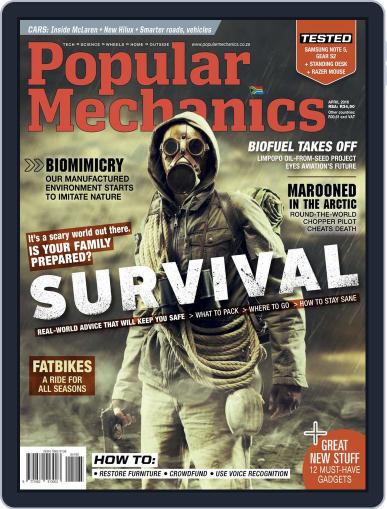 Popular Mechanics South Africa March 21st, 2016 Digital Back Issue Cover