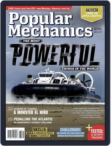 Popular Mechanics South Africa February 22nd, 2016 Digital Back Issue Cover