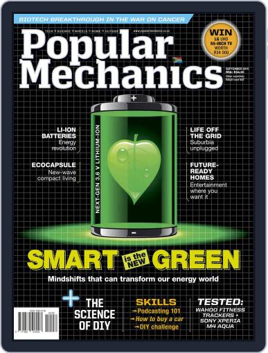 Popular Mechanics South Africa August 23rd, 2015 Digital Back Issue Cover