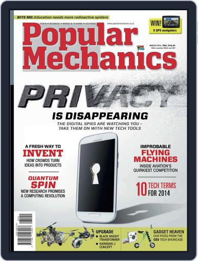 Popular Mechanics South Africa February 23rd, 2014 Digital Back Issue Cover