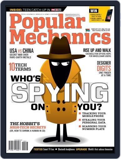 Popular Mechanics South Africa January 17th, 2013 Digital Back Issue Cover