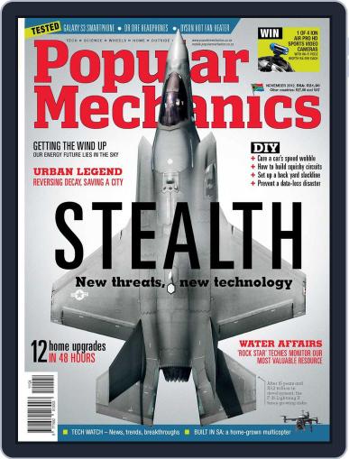Popular Mechanics South Africa October 18th, 2012 Digital Back Issue Cover