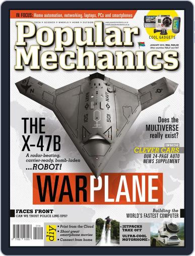 Popular Mechanics South Africa January 1st, 2012 Digital Back Issue Cover