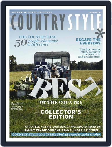 Country Style December 2nd, 2015 Digital Back Issue Cover