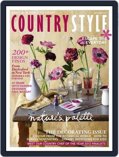Country Style October 16th, 2012 Digital Back Issue Cover