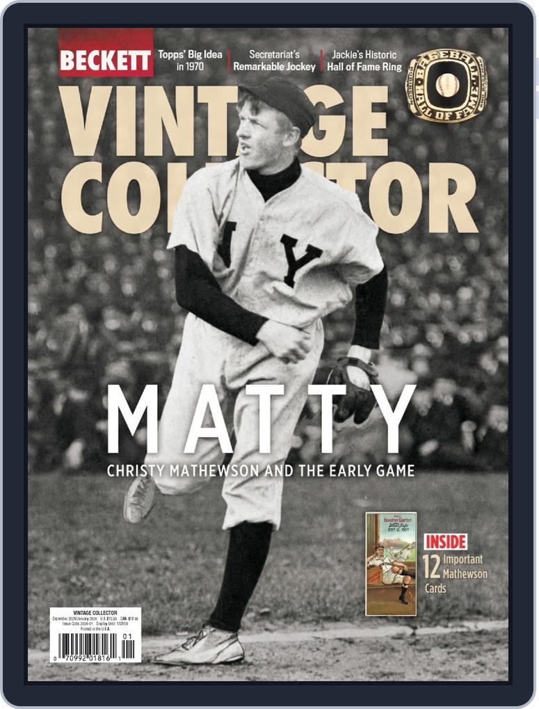 Beckett Vintage Collector December 1st, 2025 Digital Back Issue Cover
