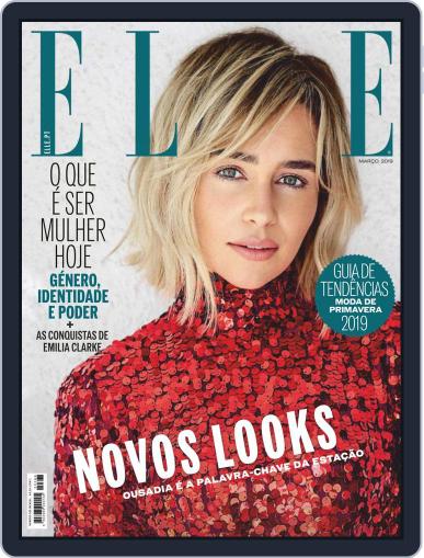 Elle Portugal March 1st, 2019 Digital Back Issue Cover