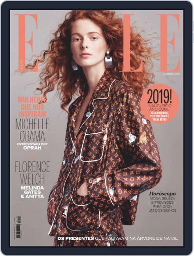 Elle Portugal January 1st, 2019 Digital Back Issue Cover