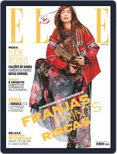 Elle Portugal April 1st, 2018 Digital Back Issue Cover