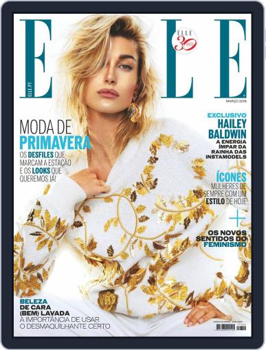 Elle Portugal March 1st, 2018 Digital Back Issue Cover