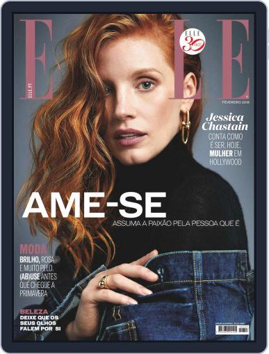 Elle Portugal February 1st, 2018 Digital Back Issue Cover
