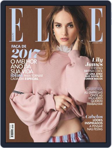 Elle Portugal January 1st, 2017 Digital Back Issue Cover