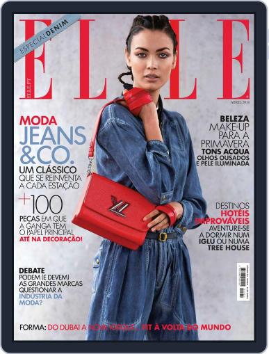 Elle Portugal April 1st, 2016 Digital Back Issue Cover