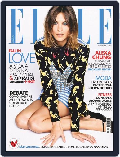 Elle Portugal February 1st, 2016 Digital Back Issue Cover