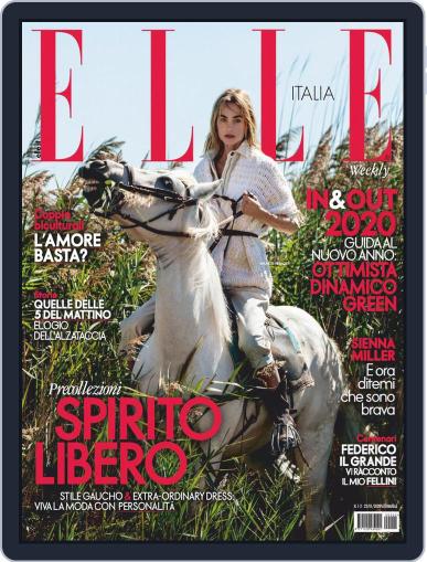 Elle Italia January 22nd, 2020 Digital Back Issue Cover