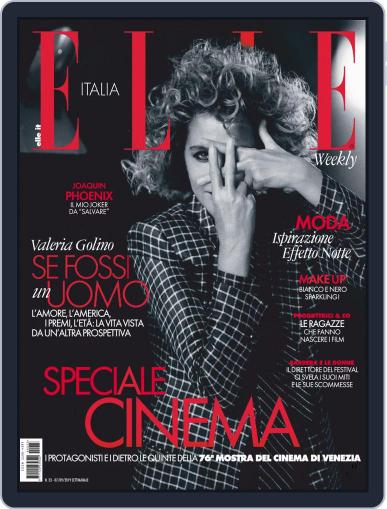 Elle Italia September 7th, 2019 Digital Back Issue Cover