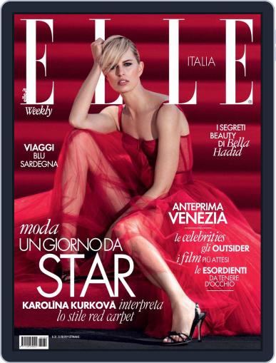 Elle Italia August 31st, 2019 Digital Back Issue Cover