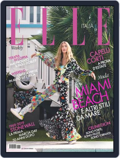 Elle Italia June 22nd, 2019 Digital Back Issue Cover