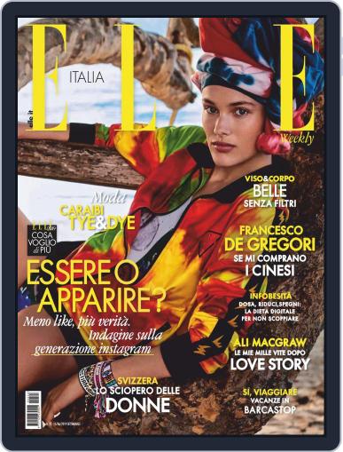 Elle Italia June 15th, 2019 Digital Back Issue Cover