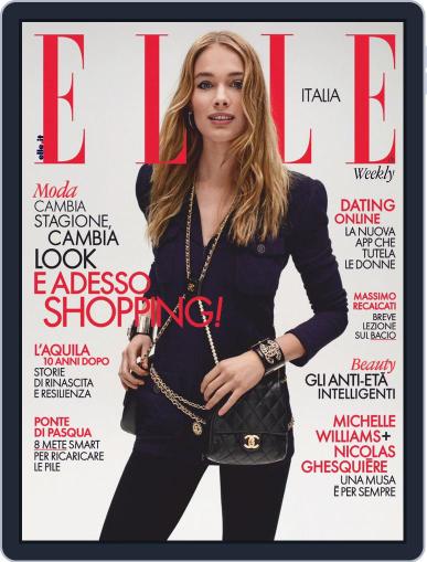 Elle Italia April 6th, 2019 Digital Back Issue Cover
