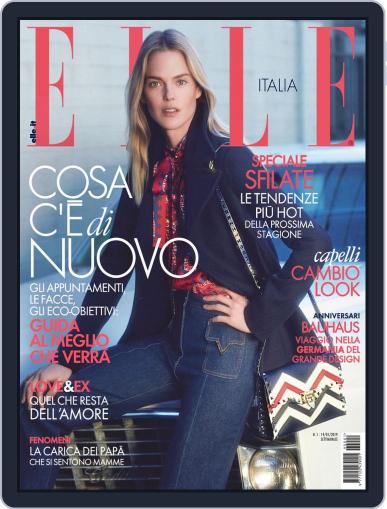 Elle Italia January 19th, 2019 Digital Back Issue Cover