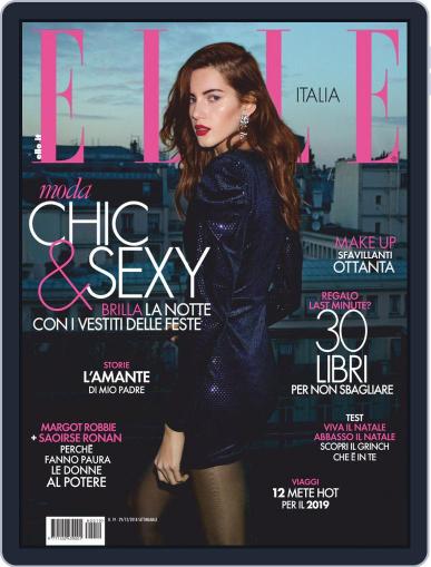 Elle Italia December 29th, 2018 Digital Back Issue Cover