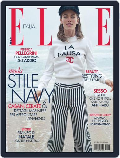 Elle Italia December 22nd, 2018 Digital Back Issue Cover
