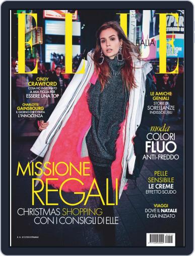 Elle Italia December 8th, 2018 Digital Back Issue Cover