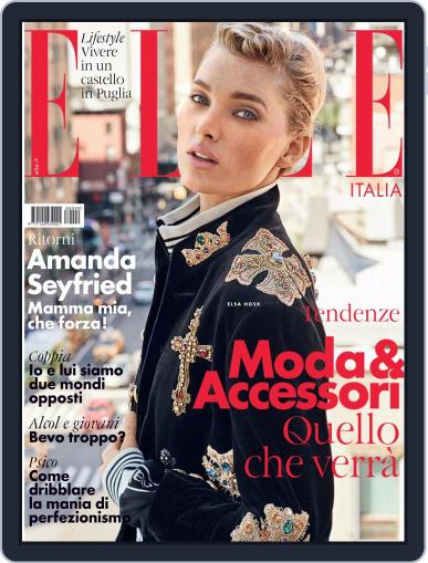 Elle Italia September 1st, 2018 Digital Back Issue Cover