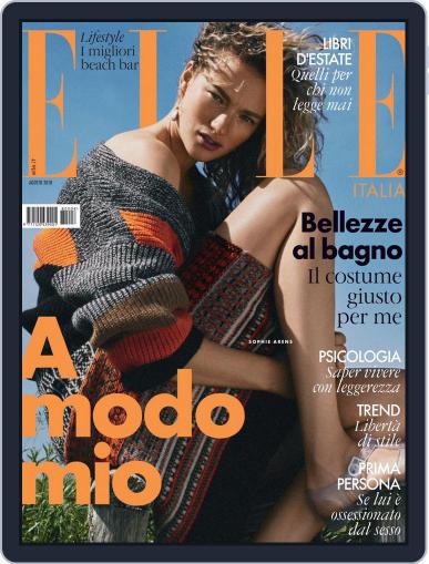 Elle Italia August 1st, 2018 Digital Back Issue Cover