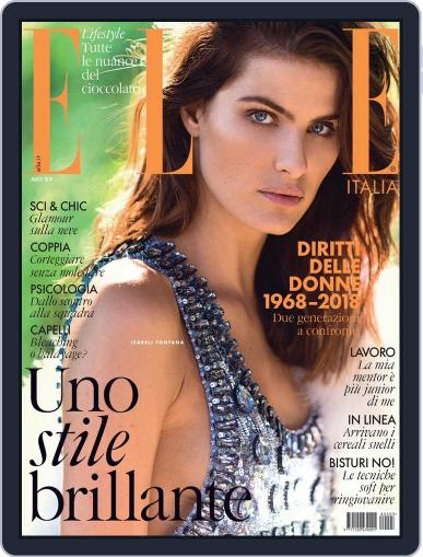 Elle Italia March 1st, 2018 Digital Back Issue Cover