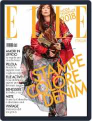 Elle Italia (Digital) Subscription                    February 1st, 2018 Issue