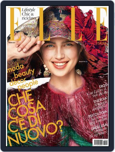 Elle Italia February 1st, 2017 Digital Back Issue Cover