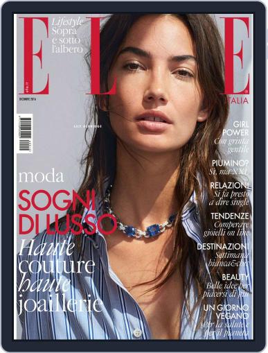 Elle Italia December 1st, 2016 Digital Back Issue Cover