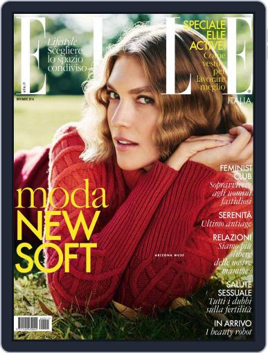 Elle Italia November 1st, 2016 Digital Back Issue Cover