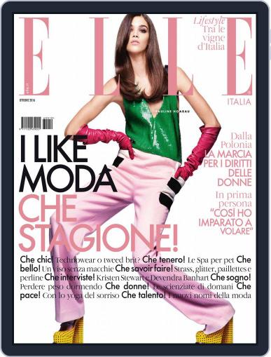 Elle Italia October 1st, 2016 Digital Back Issue Cover