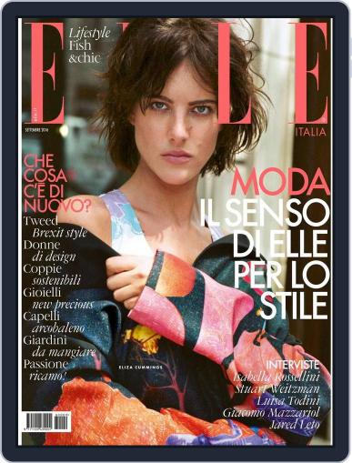 Elle Italia August 13th, 2016 Digital Back Issue Cover