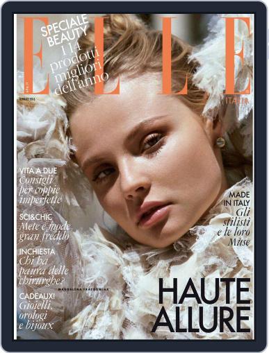 Elle Italia January 1st, 2016 Digital Back Issue Cover