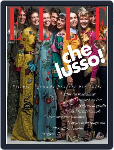 Elle Italia November 16th, 2015 Digital Back Issue Cover