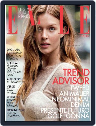 Elle Italia August 14th, 2015 Digital Back Issue Cover