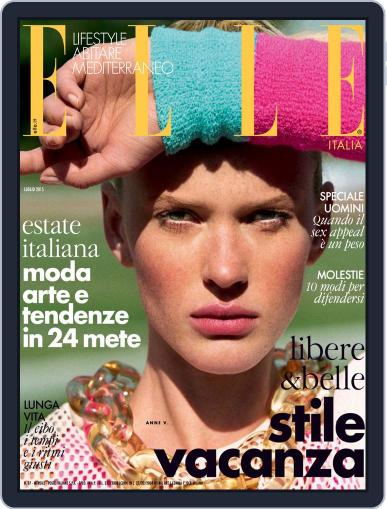 Elle Italia June 16th, 2015 Digital Back Issue Cover