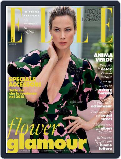 Elle Italia March 16th, 2015 Digital Back Issue Cover