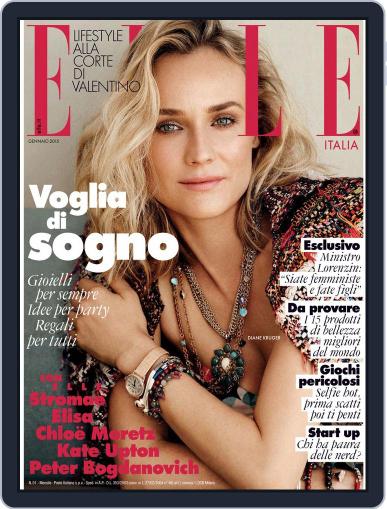 Elle Italia December 18th, 2014 Digital Back Issue Cover