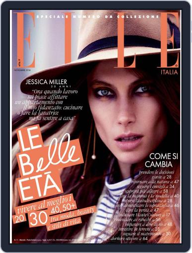 Elle Italia October 17th, 2014 Digital Back Issue Cover