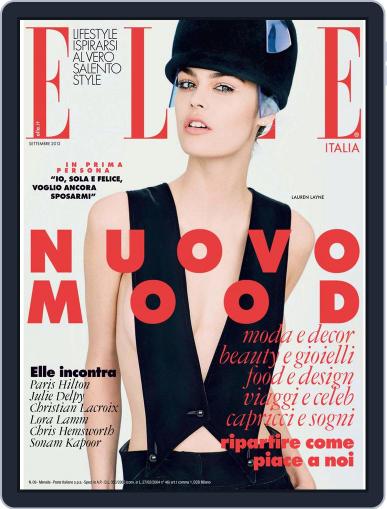 Elle Italia September 7th, 2013 Digital Back Issue Cover