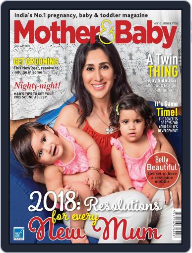 Mother & Baby India January 1st, 2018 Digital Back Issue Cover