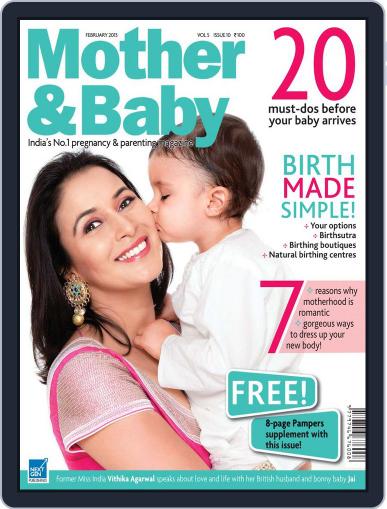 Mother & Baby India February 7th, 2013 Digital Back Issue Cover