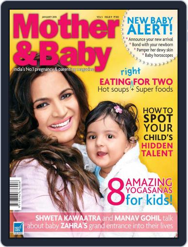 Mother & Baby India January 4th, 2013 Digital Back Issue Cover