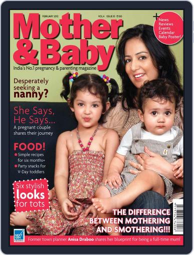 Mother & Baby India February 9th, 2012 Digital Back Issue Cover